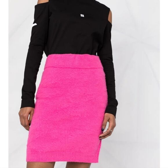 NWT Helmet Lang Textured Pencil Skirt - Picture 5 of 10